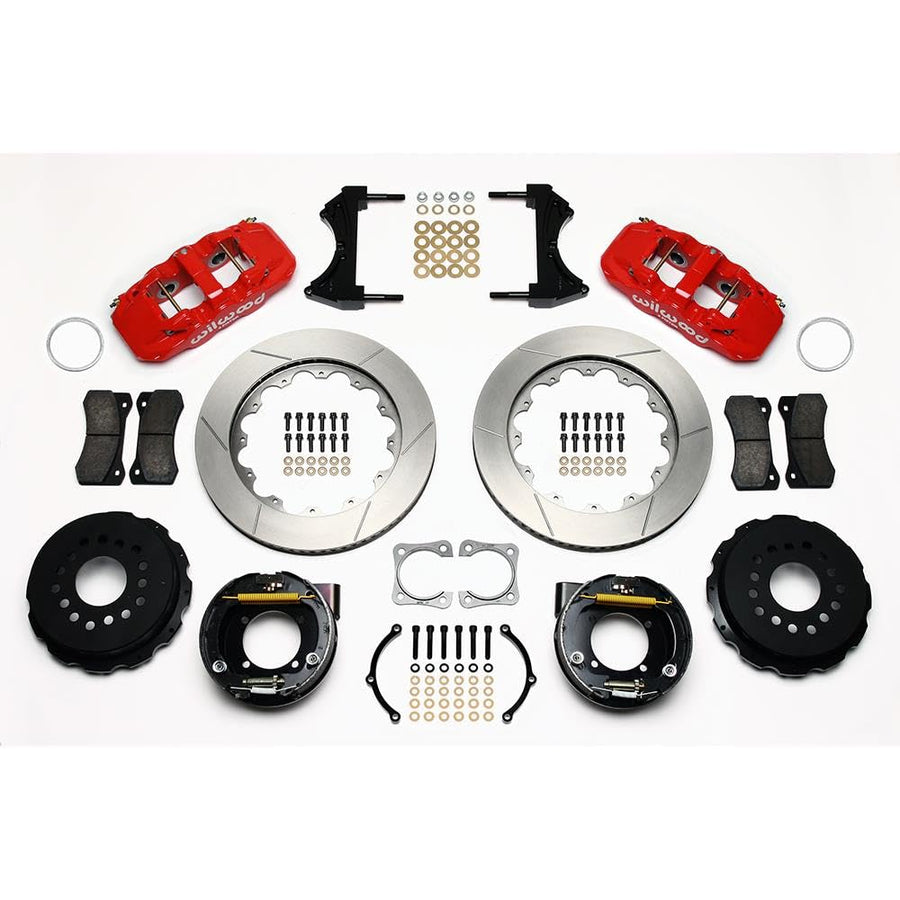 Red AERO4 Rear P-Brake Kit,14.00"