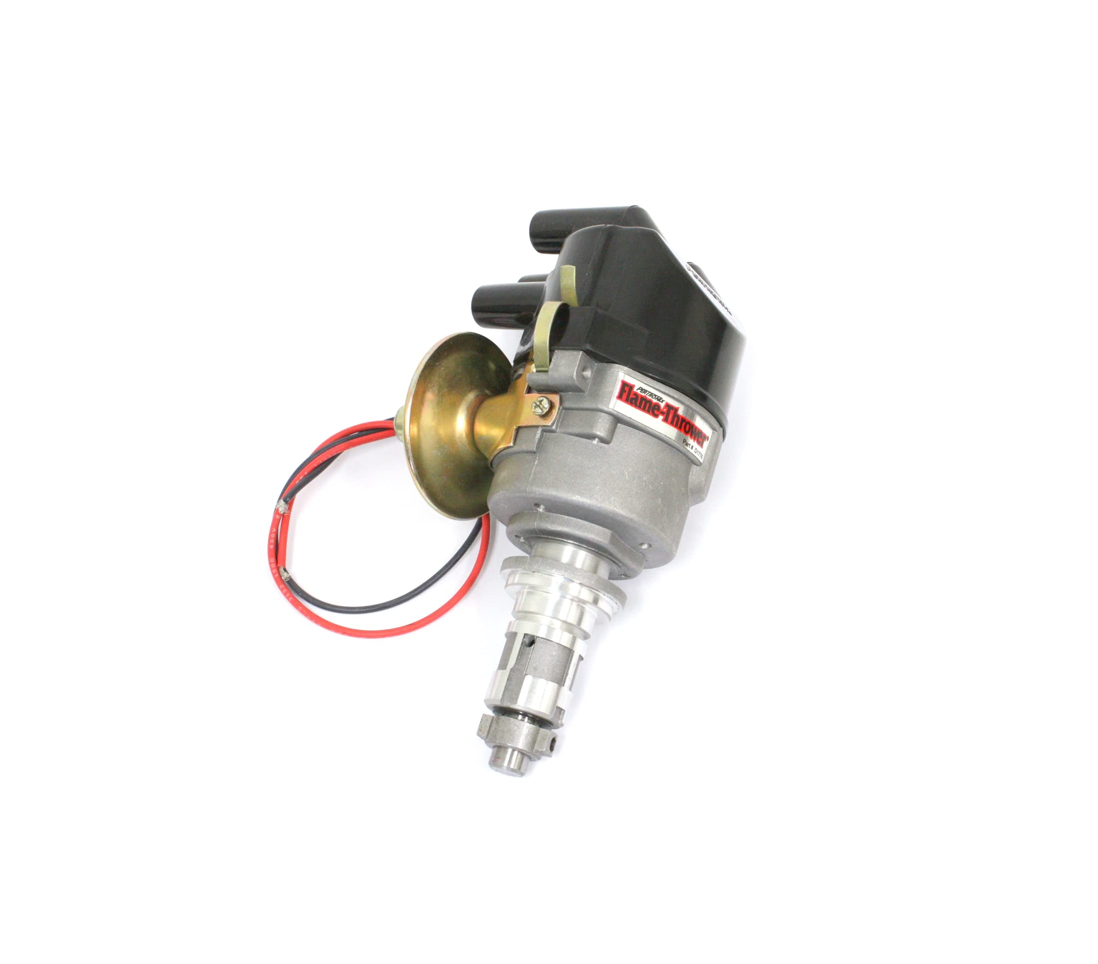 Ignitor II Pertronix D170619 Distributor with Cast Vacuum Side Cap for British 4 Cylinder Engine