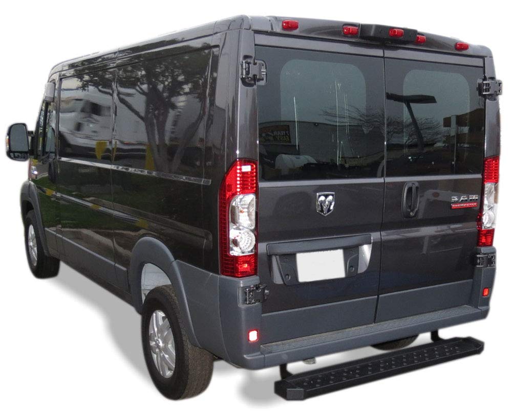 Spartan Black Horse Rear Step Board Black Compatible with 2014-2025 Ram Promaster 1500-2500|2014-2025 Ram Promaster 3500-8DOPRA