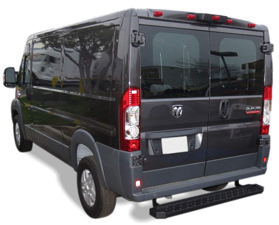 Spartan Black Horse Rear Step Board Black Compatible with 2014-2025 Ram Promaster 1500-2500|2014-2025 Ram Promaster 3500-8DOPRA