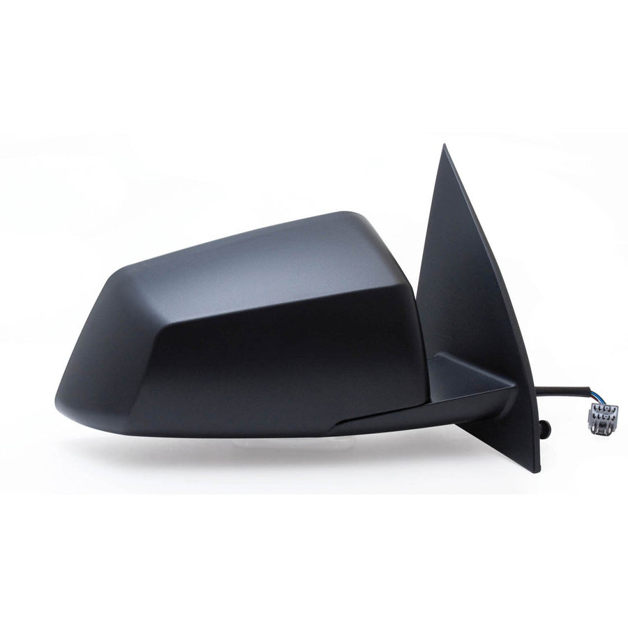 Passenger Side Fit Mirror for GMC Acadia, Saturn Outlook, 2nd Design, Textured Black, Foldaway, Heated Power