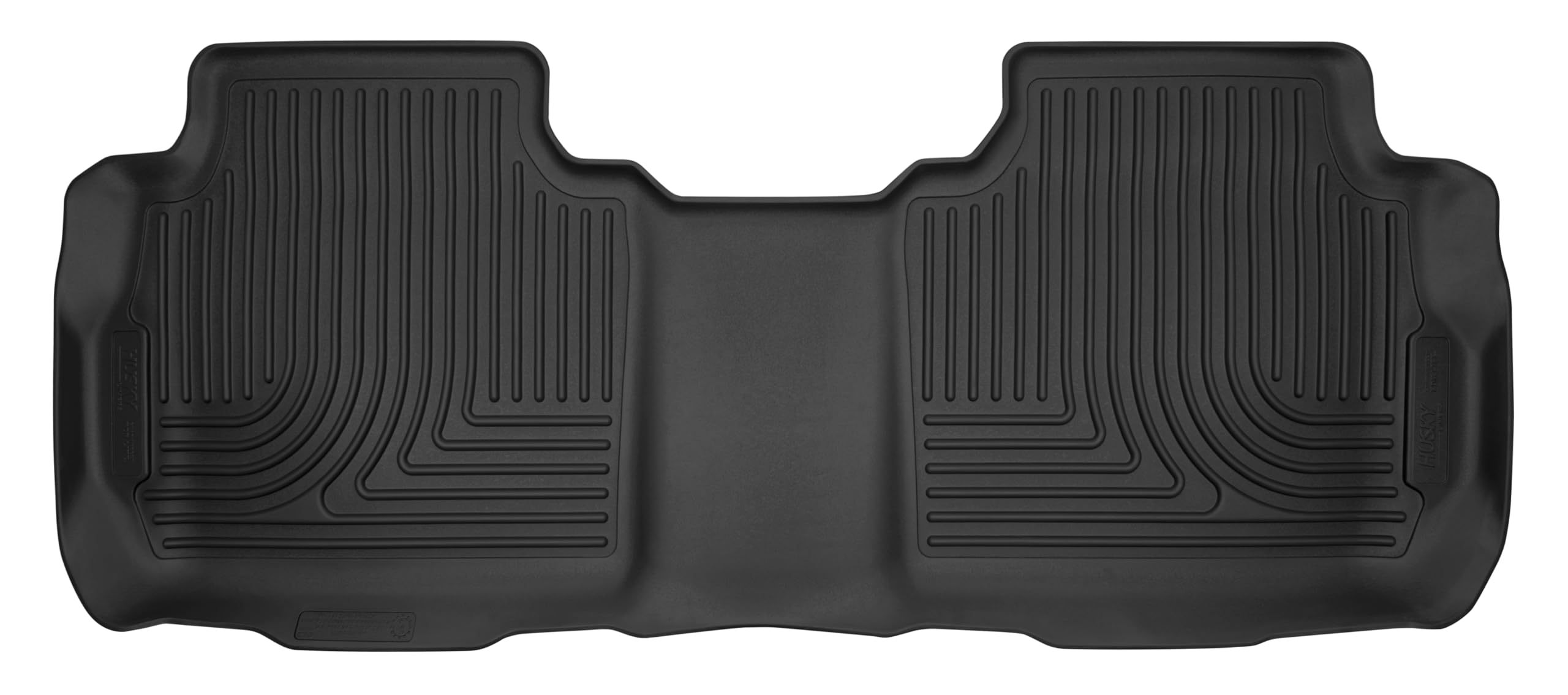Husky Liners X-act Contour Floor Mats | 2nd Row, 1-pc Black - 52581 Fits 2017-2025 Cadillac XT5 & GMC Acadia; 2019-2025 Chevrolet Blazer