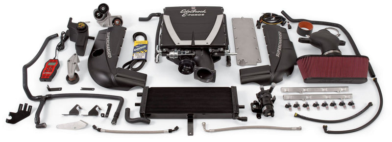Edelbrock E-Force Supercharger Kit 1590 for Chevrolet Corvette 554HP Engine