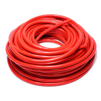 Red HPS 5/8" ID high temp reinforced silicone heater hose 50 feet roll
