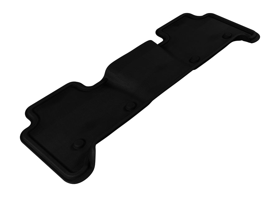 3D MAXpider - Second Row Custom Fit All-Weather Floor Mat L1IN01621509 for Select Infiniti QX80 / QX56 Models - Kagu Rubber (Black)