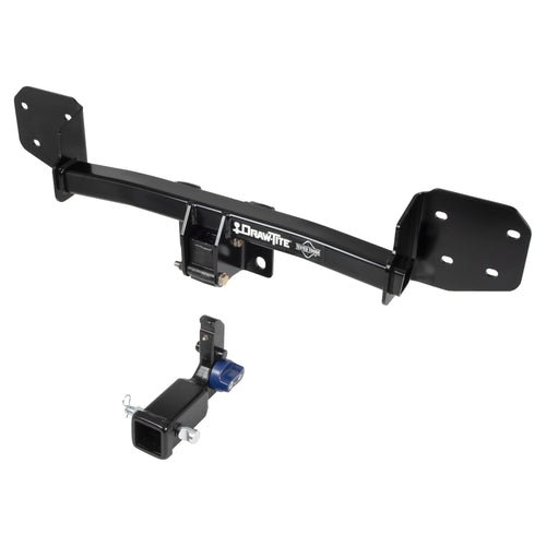 Hidden Hitch Draw-Tite 76907, Completely Hidden Trailer Hitch, 2 in. Removable Receiver, Black, Compatible with 2011 – 2022 Subaru Outback Wagon