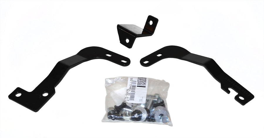 RC2 Bull Bar Go Rhino w/ 20" Single Row Light Mount Hole & Mounting Brackets | Mild Steel, Textured Black | 55183T | Fits 2014 - 2015 Chevrolet Silverado 1500 (Excludes Driver Alert package)