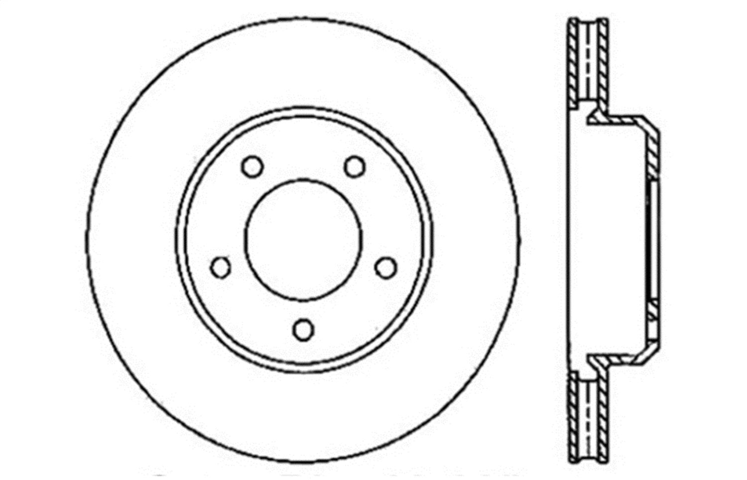 Sport Drilled/Slotted Brake Rotor StopTech 127.63059R (Front Right), 1 Pack