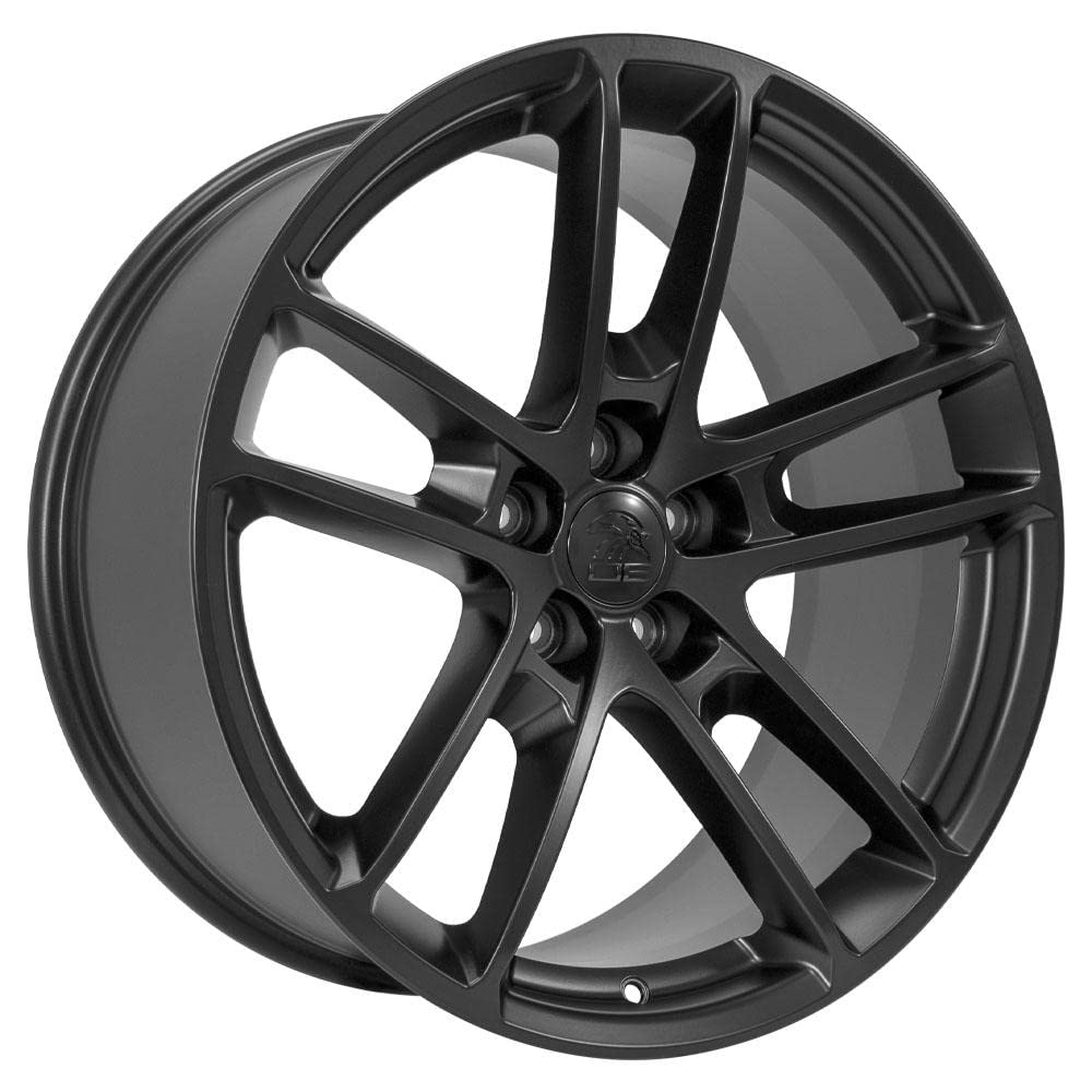 20 Inch OE Wheels DG23 Rim Fits Charger/Challenger SRT Hellcat Style 5x115 20x9 Satin Black - Hollander 2718 (1)