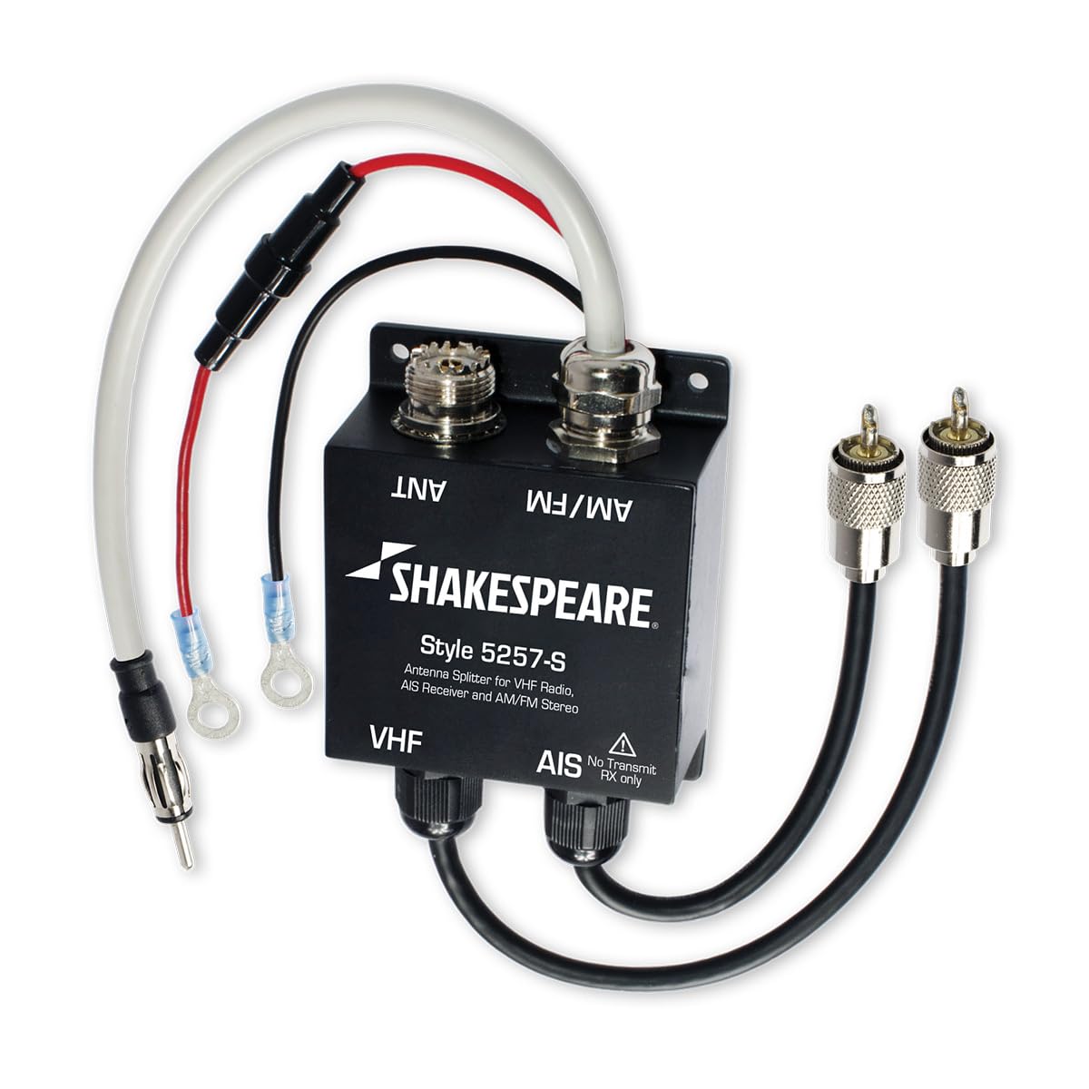 AIS, AM-FM, VHF Shakespeare Splitter