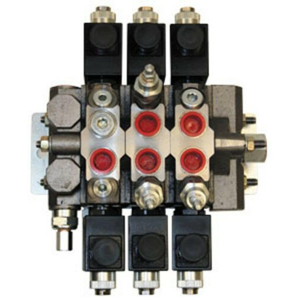 3-Way/4-Way Electric Sectional Valve 2-Reliefs/3-Way 1-Relief/3-Way 1-Relief/PB