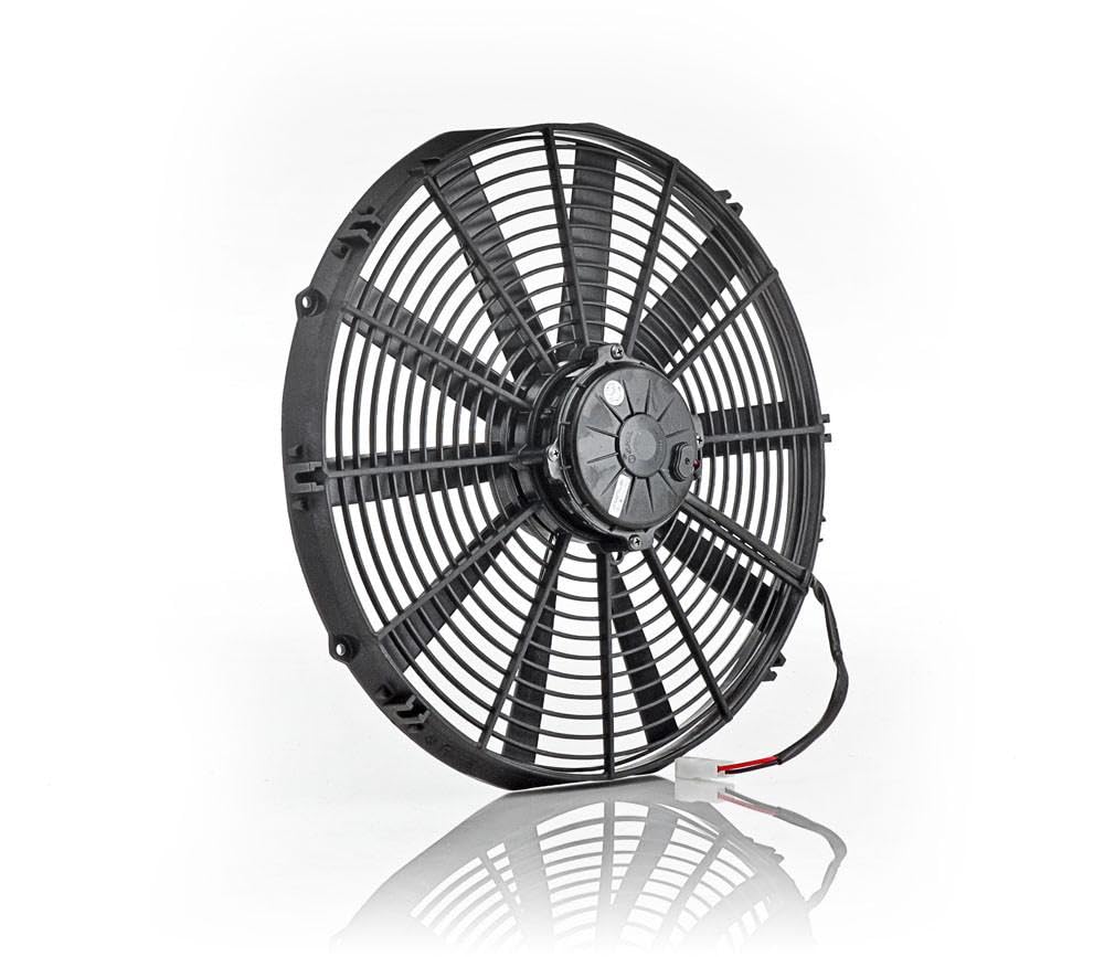 75002 Be Cool Euro-Black 16" High-Torque Electric Pusher Fan