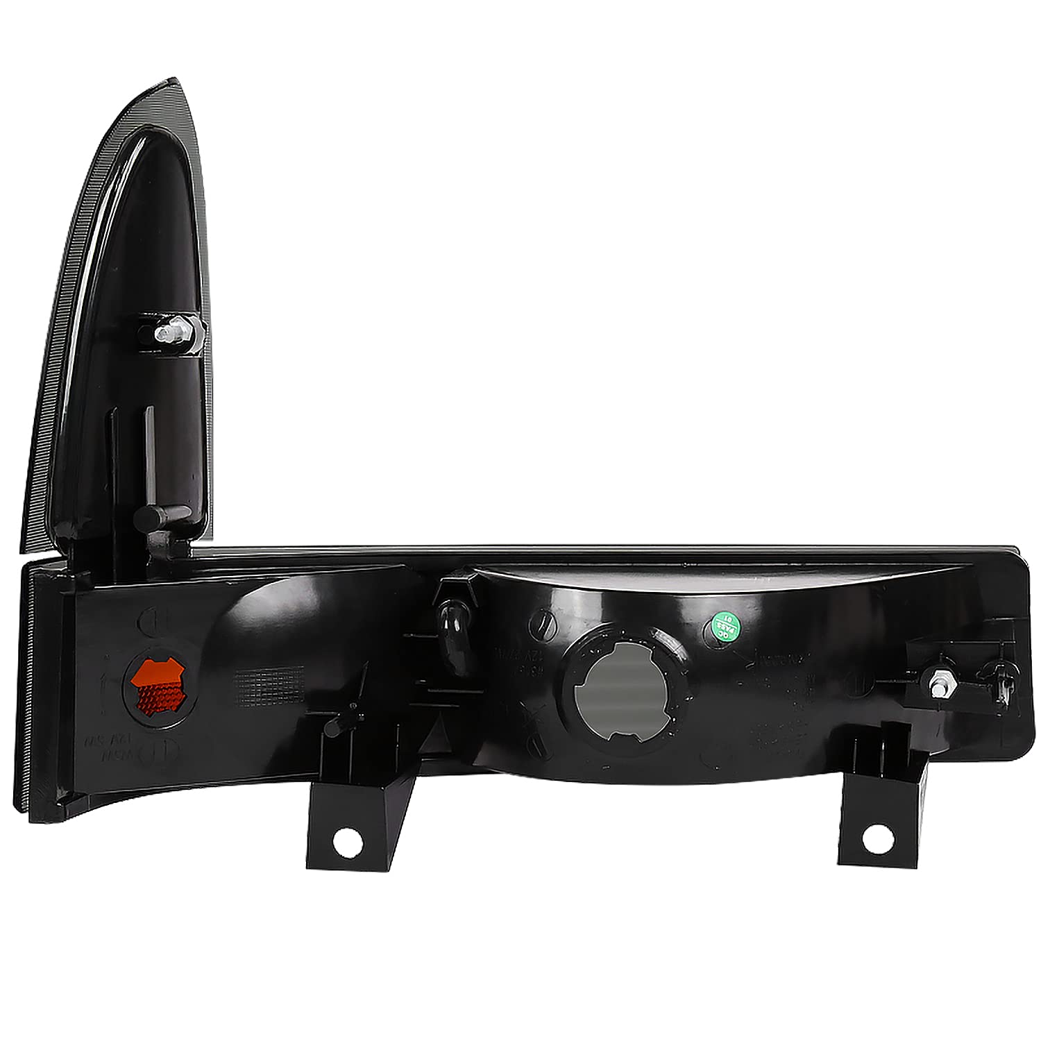 Smoke Lens Spec-D Tuning Bumper Corner Lights Compatible with Ford F250 F350 F450 1999-2004, 00-04 Excursion, L+R Pair Assembly