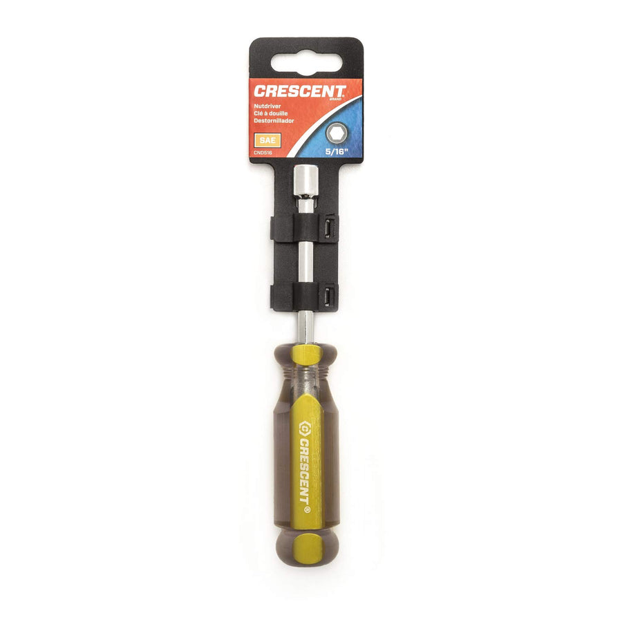 Crescent 5/16" Tri-Lobe Solid Shaft Acetate Nutdriver 3" - CND516