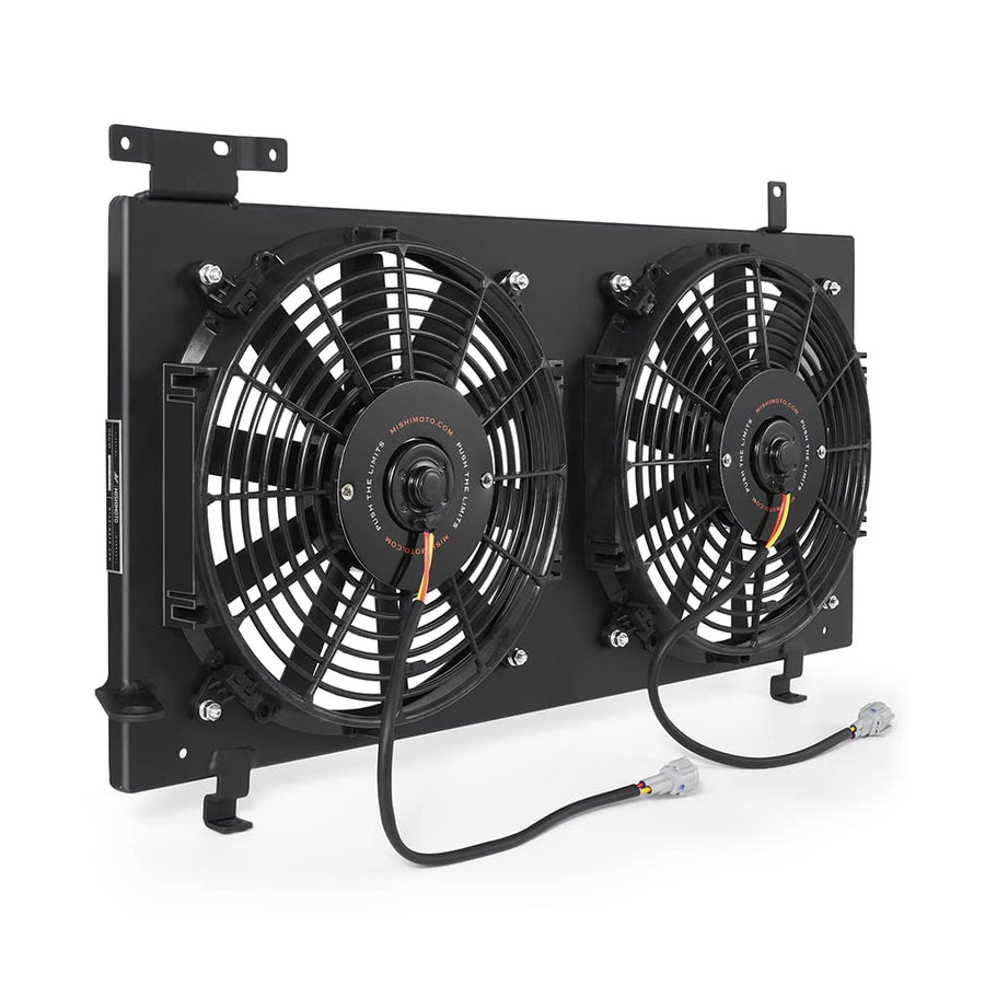 Mishimoto Performance Aluminum Fan Shroud Kit Plug-N-Play Compatible with Subaru Impreza WRX/STI 2008-2015, Black