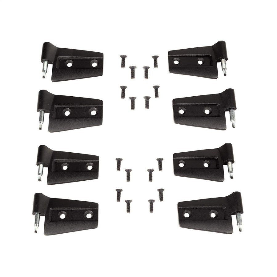 Door Hinge Kit Rugged Ridge for Jeep Wrangler JKU | Steel, Black | 11202.32 | Fits 2007-2018 Jeep Wrangler JKU 4-Door