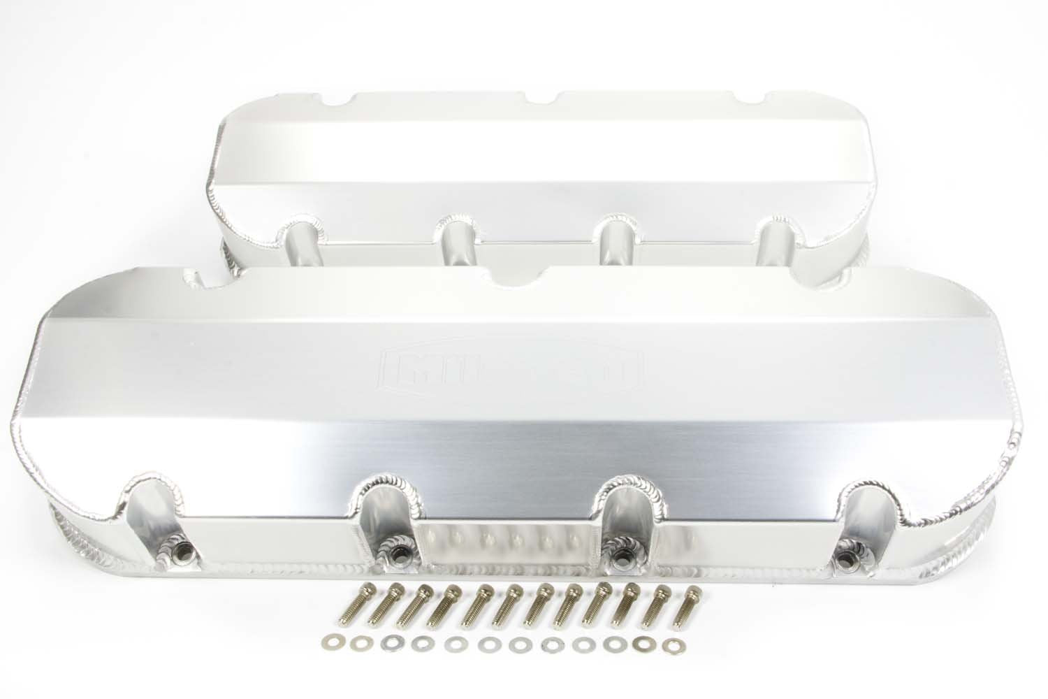 BBC Milodon Fabricated Aluminum Valve Cover without Holes