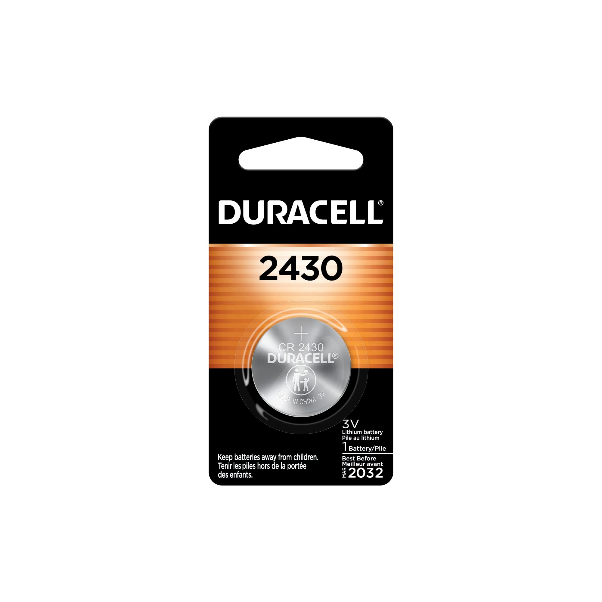 3V Lithium Coin Battery 2032 - Long Lasting Battery - 1 Count