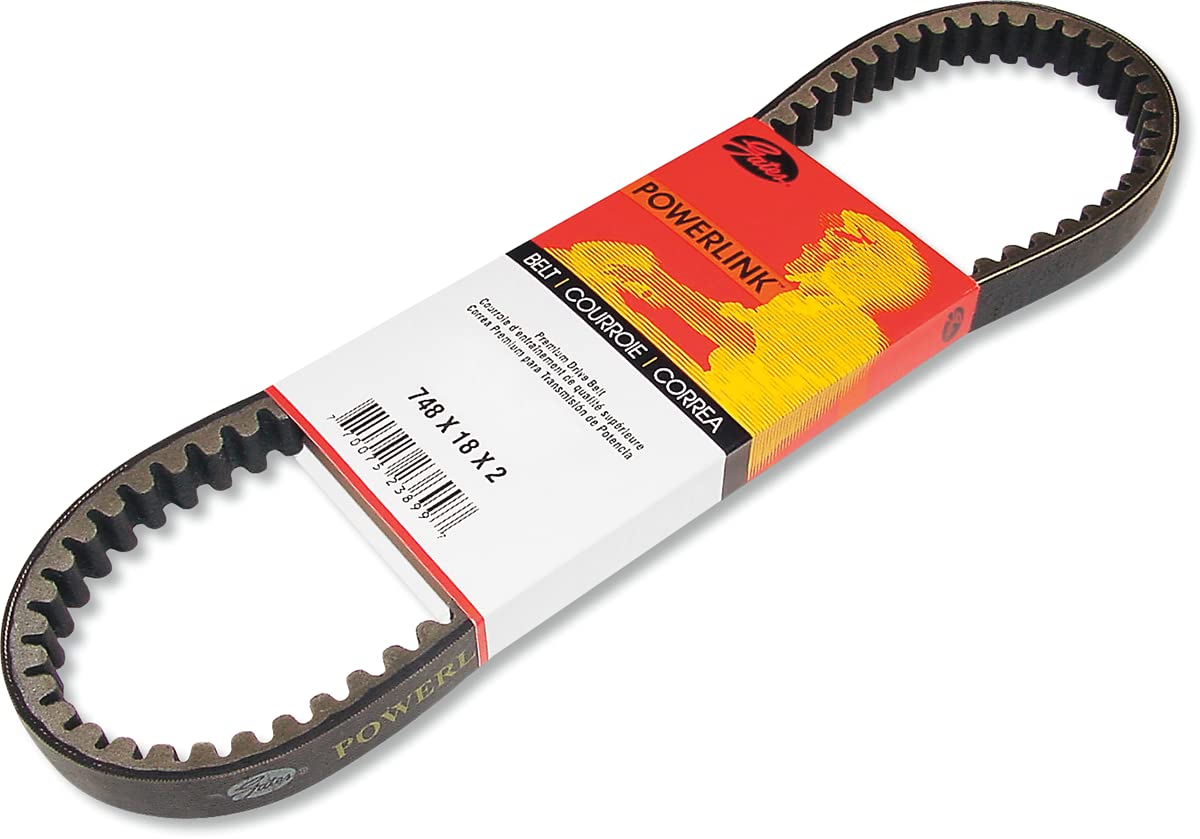Gates Premium PL30508 PowerLink Continuously Variable Transmission (CVT) Scooter Belt, Black