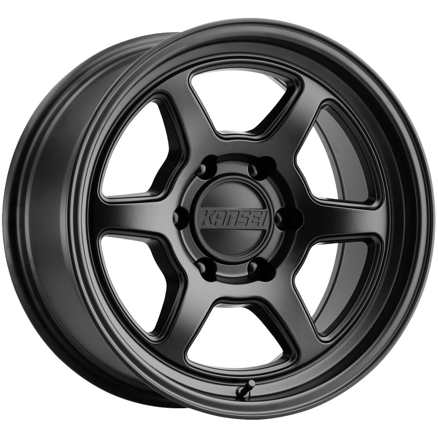 Roku Kansei K14MB Matte Black Wheel (17 x 8.5 inches /6 x 139 mm, -10 mm Offset)