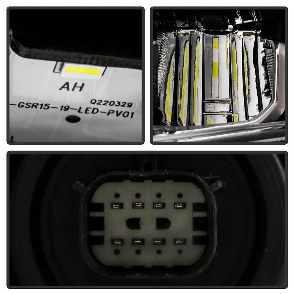 Chevy Silverado 1500 19-23 Spyder (POE) Full LED w/LED Signal Headlight (w/LED Ballast) - OE Left
