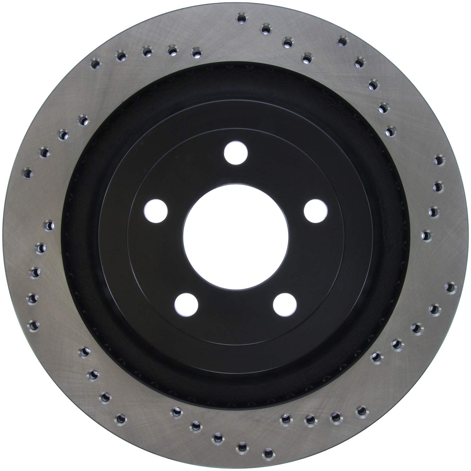StopTech Sport 128.61109L Cross Drilled Brake Rotor (Rear Left), 1 Pack