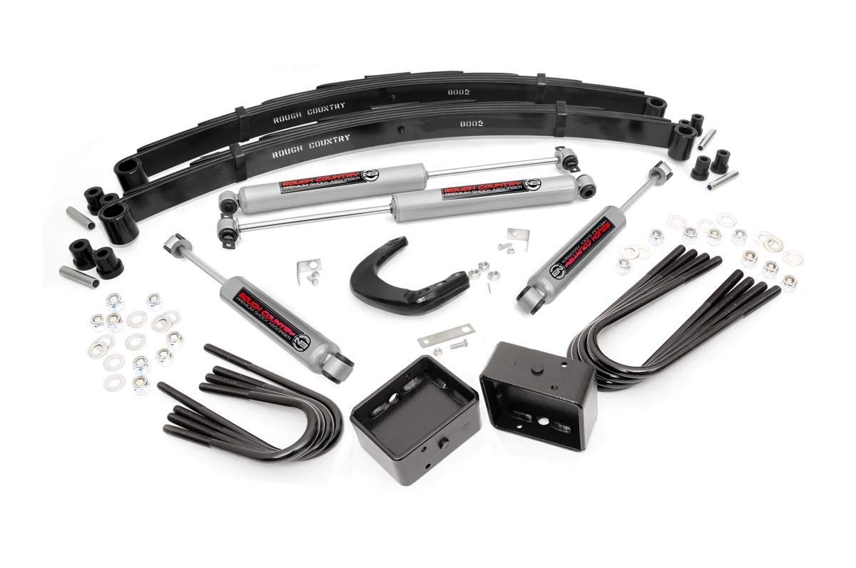 4" Lift Kit Rough Country for 1973-1976 Chevy/GMC C/K10 C/K15 Trucks - 11530