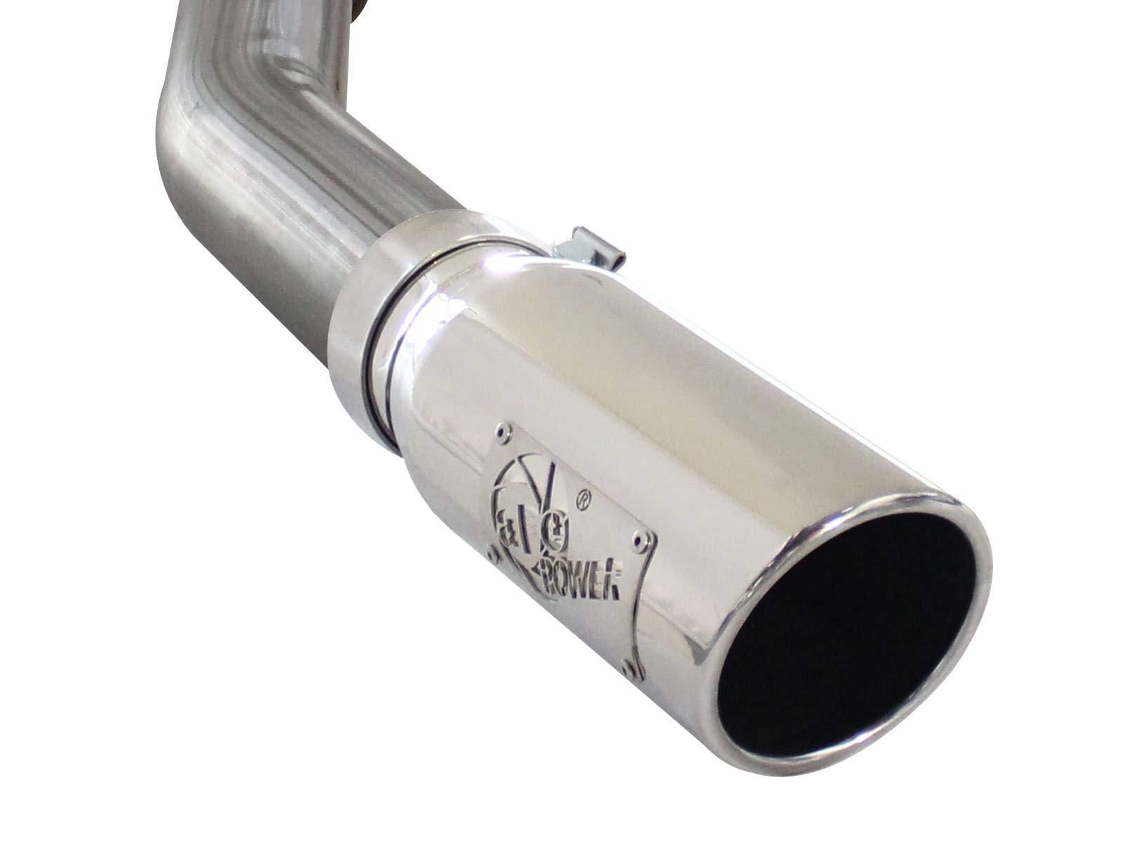 MACH Force-Xp aFe Power 3" Stainless Steel Cat-Back Exhaust System with Polished Tip for Ford F-150 Ecoboost