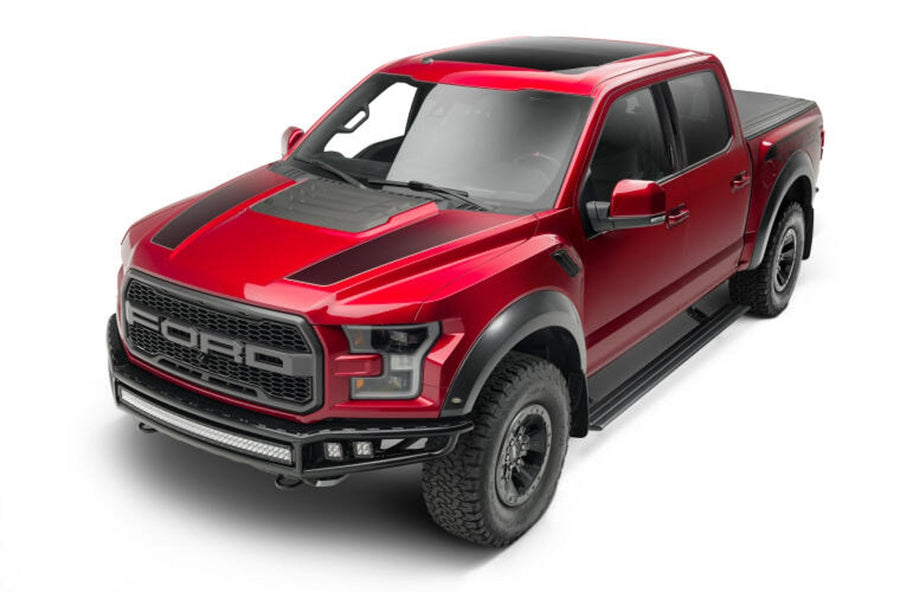 AMP Research RealTruck PowerStep Smart Series Power Running Boards with LED Step Lights for 2015 - 2022 Ford F-150 - Electric Powerstep & Retractable Truck Steps