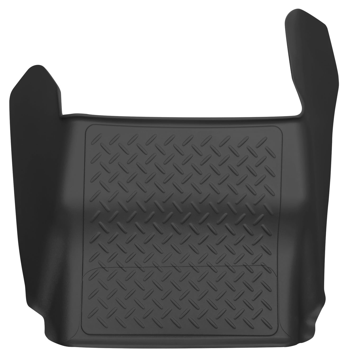 Husky Liners Floor Mats X-act Contour | Fits 2009-2014 Ford F-150 All Cabs w/Out Manual Shifter | Center Hump, 1-pc Black - 53351