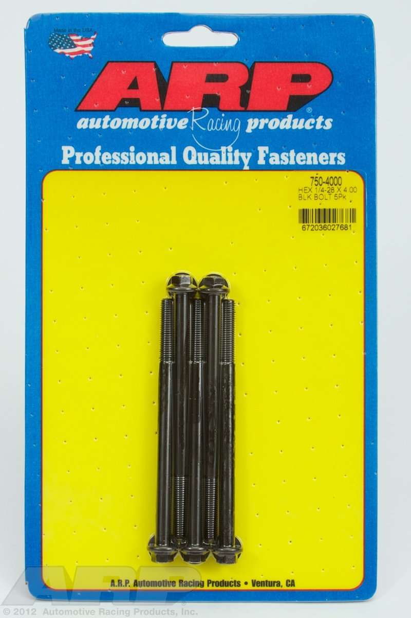 Hex ARP (750-4000) Oxide Bolt, Black