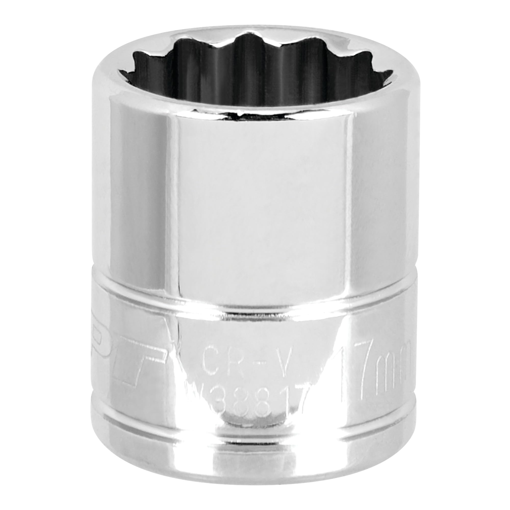 12-Point Socket Performance Tool W38817, 3/8-Inch Drive, 17mm
