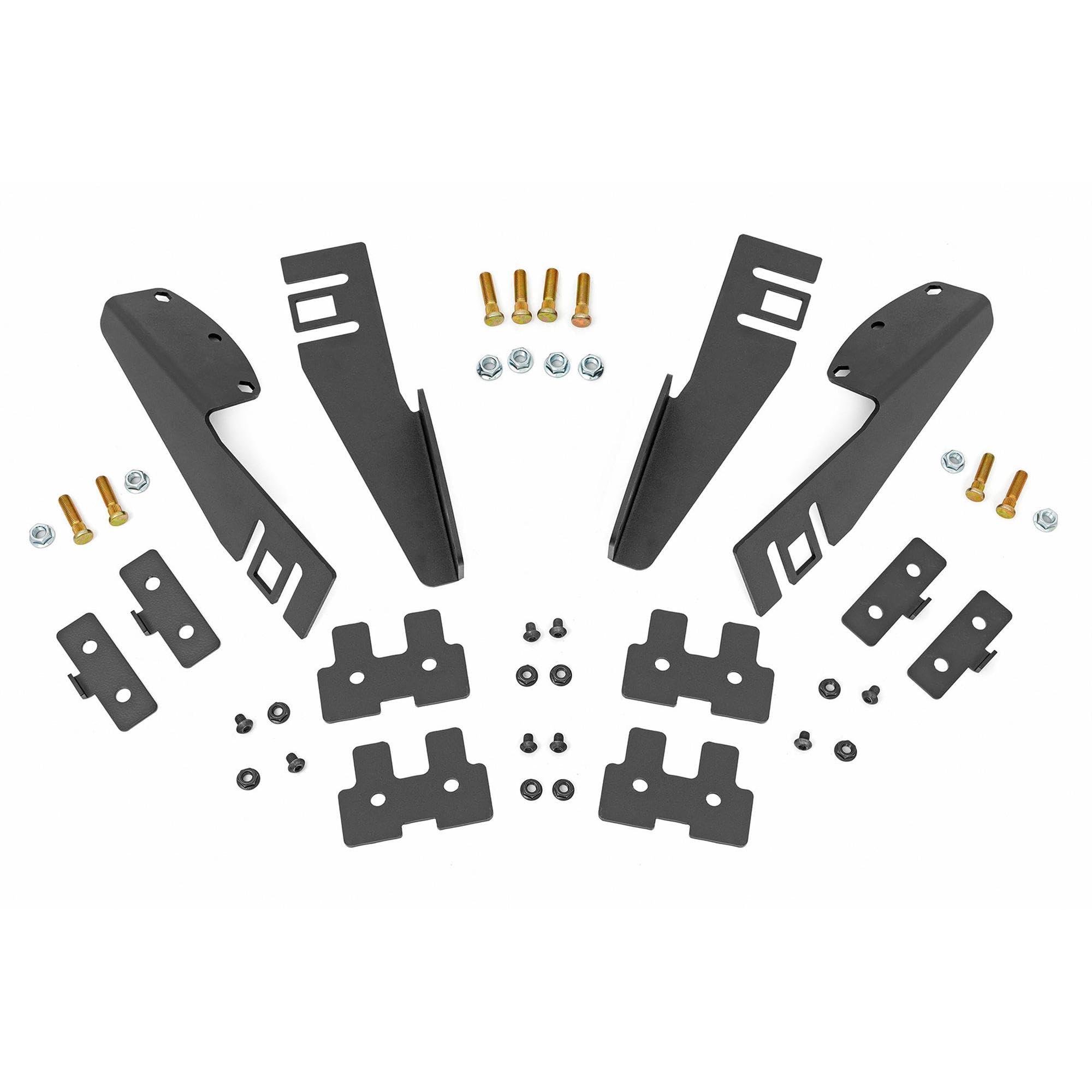 Bed Clamp On Rough Country Bed Rack Mount for Trucks - Universal Fit