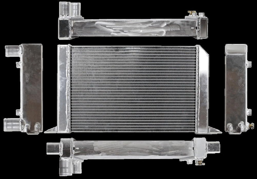 Scirocco-Style Northern Radiator 204111 Drag Race All Alum Rad W/O Filler Neck
