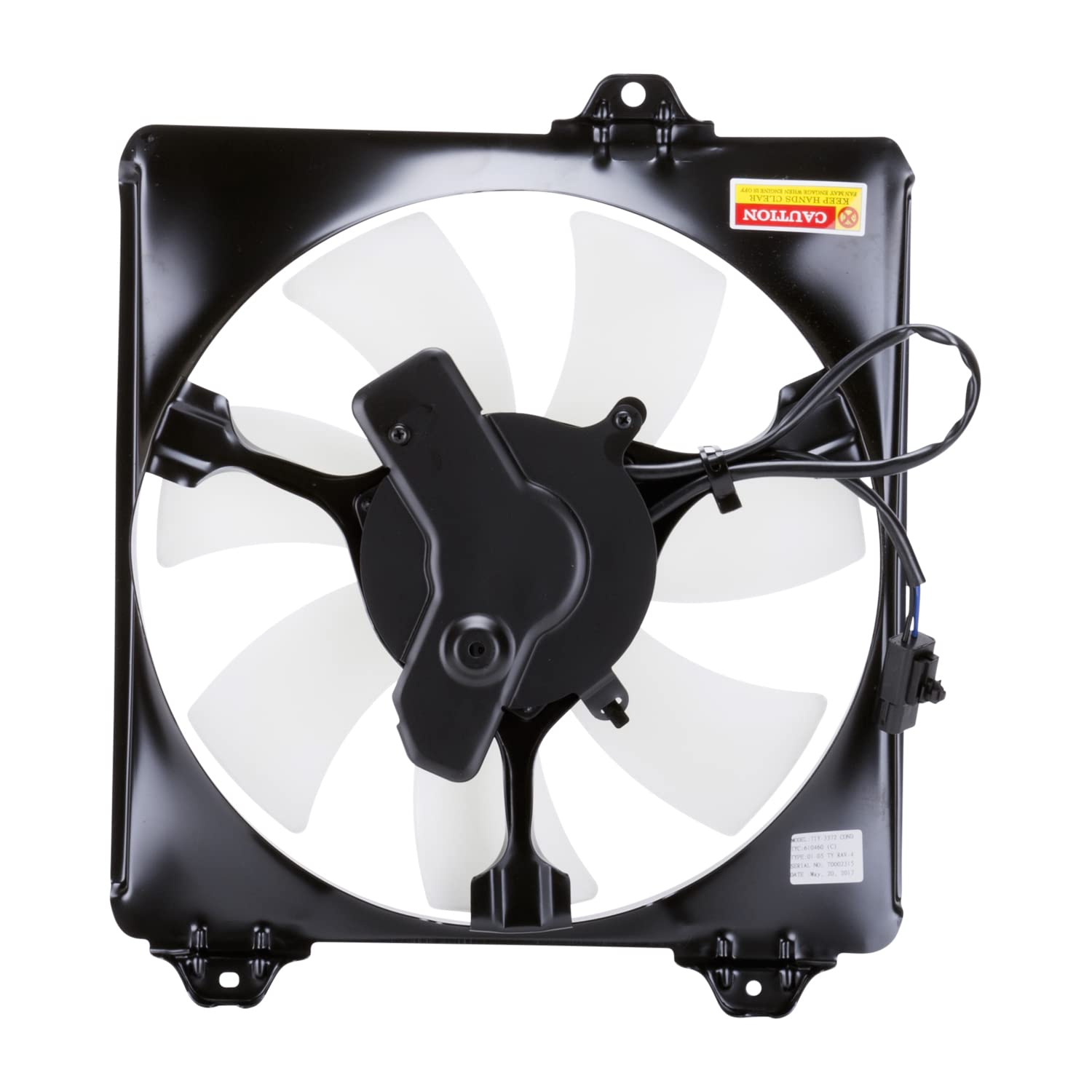 Cooling Fan Assembly TYC 610460 Compatible with 2001-2005 Toyota Rav4