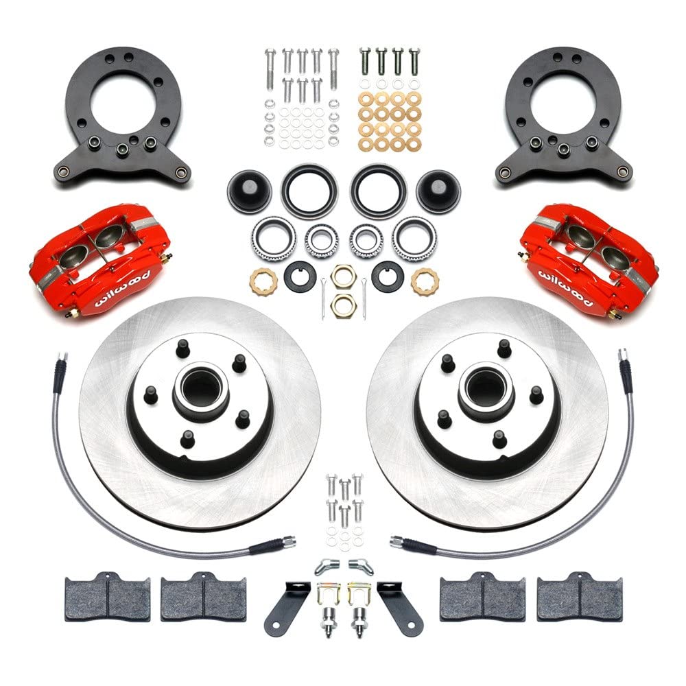 1 PC Rotor&Hub, FDL-M Front Kit, 11.30" Red