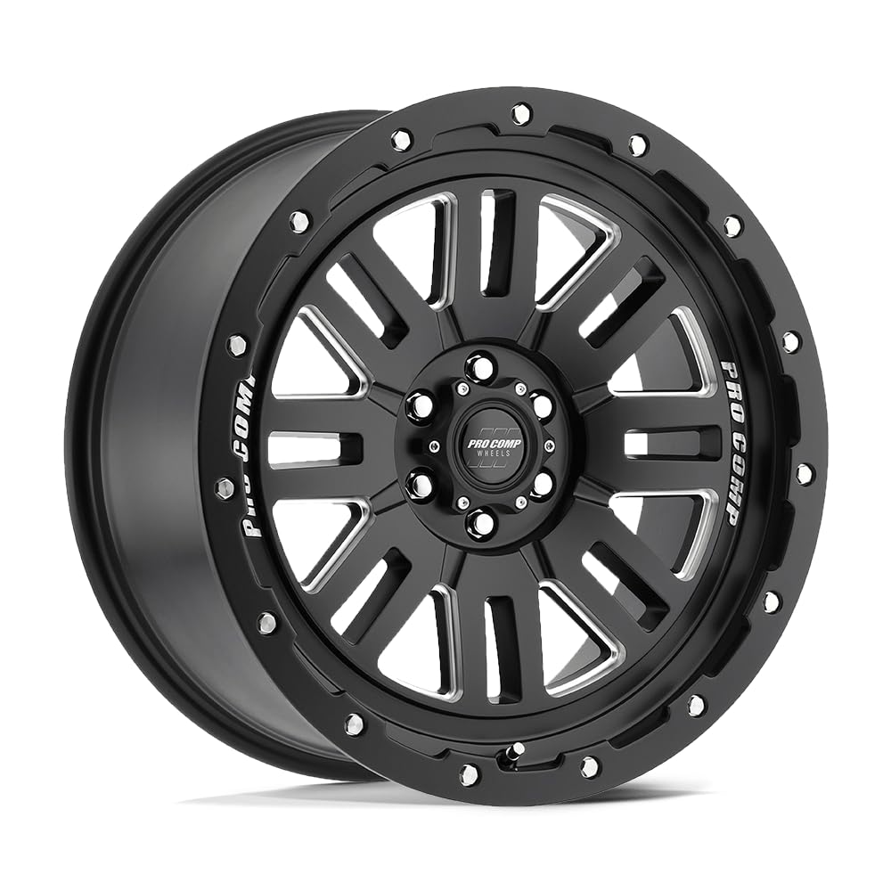 Pro Comp PXA61 Alloys 17X9 5X5.0 S-BLK MILL -6MM - PXA5161-7973