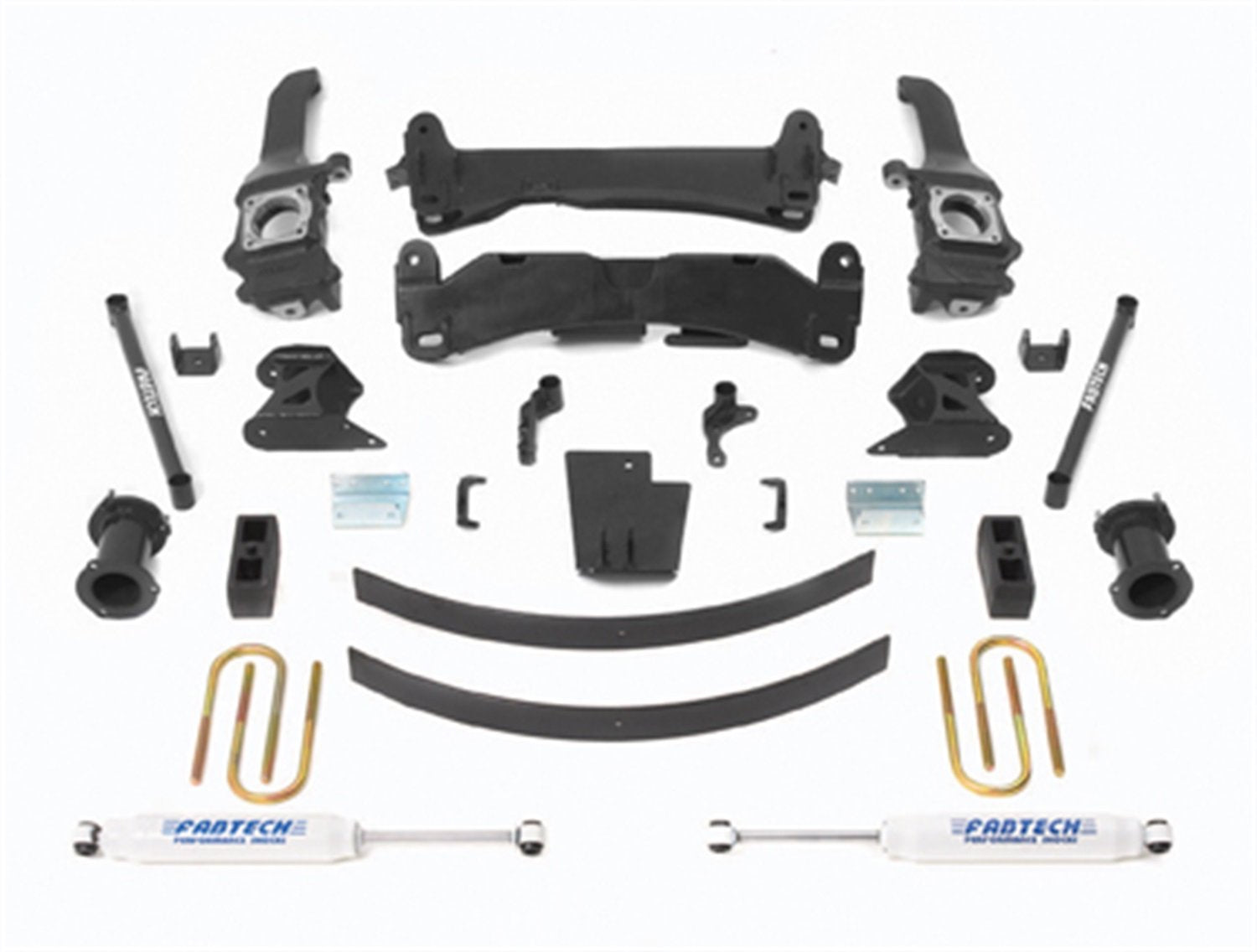 Fabtech K7019 Lift System Basic w/Shocks w/Performance Shocks 6 in. Lift Basic
