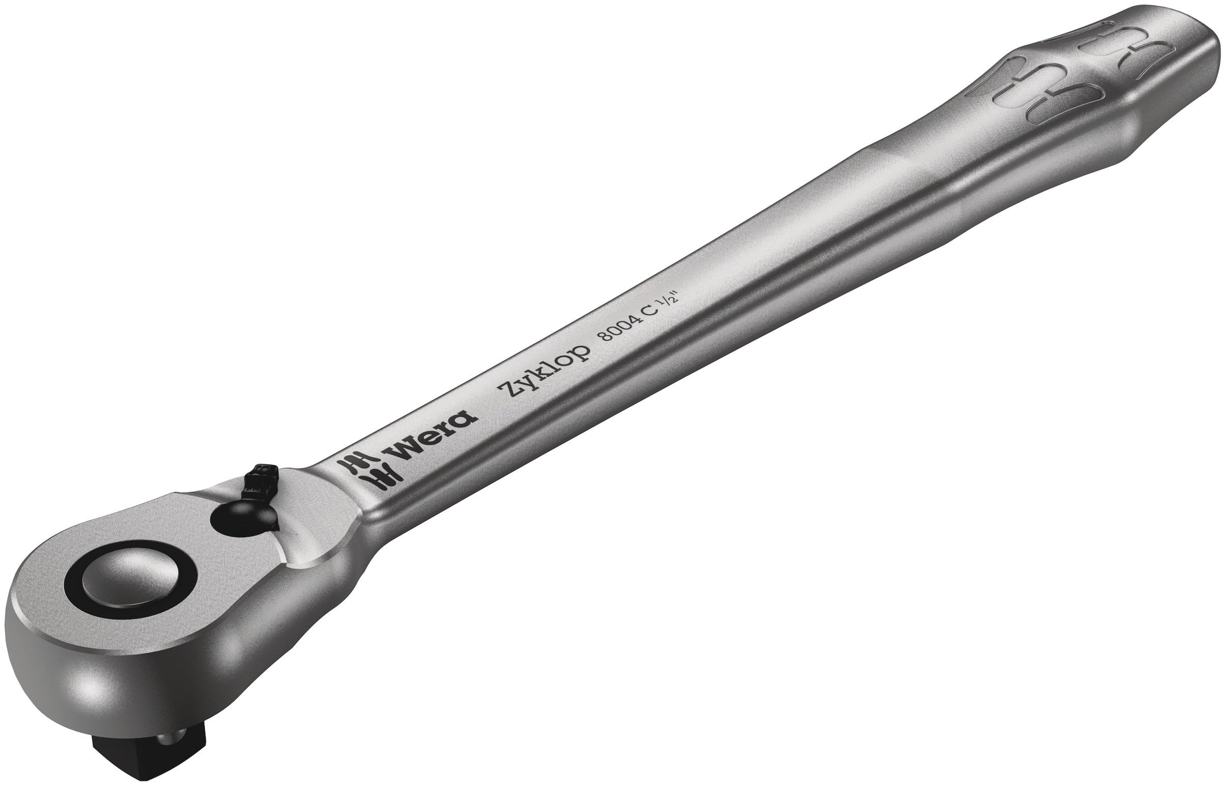 Wera - 05004064001 4013288174062 8004 C Zyklop Full Metal Ratchet with Switch Lever, 1/2" Drive