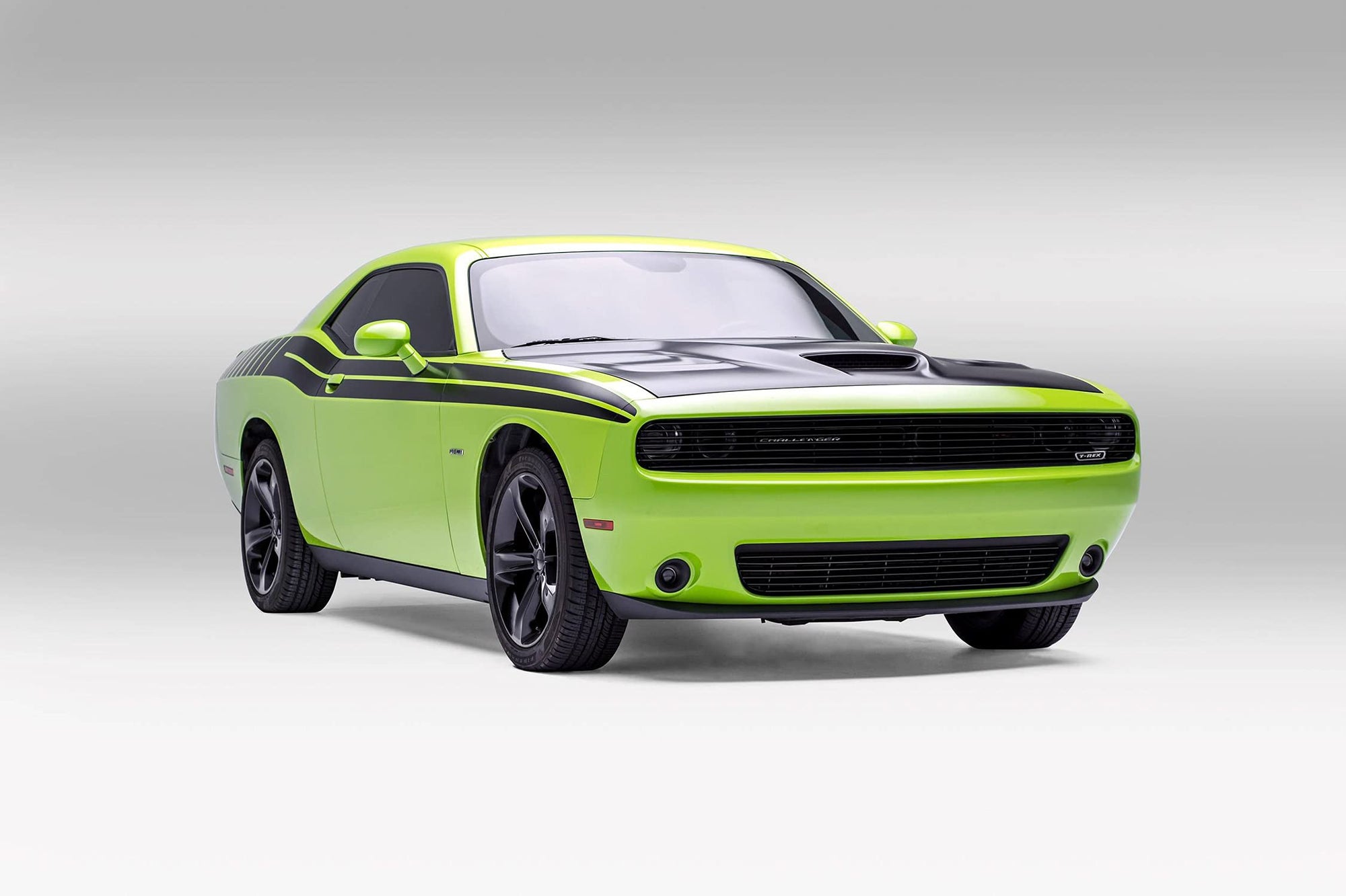 2015-2022 Challenger T-Rex Grilles Laser Billet Phantom Grille, Black, 1 Pc, Overlay - PN #6214191