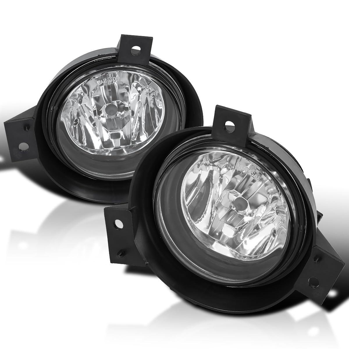 Fog Lights SPEC-D TUNING Chrome w/Bulbs Compatible with 2001-2003 Ford Ranger, L+R Pair Assembly