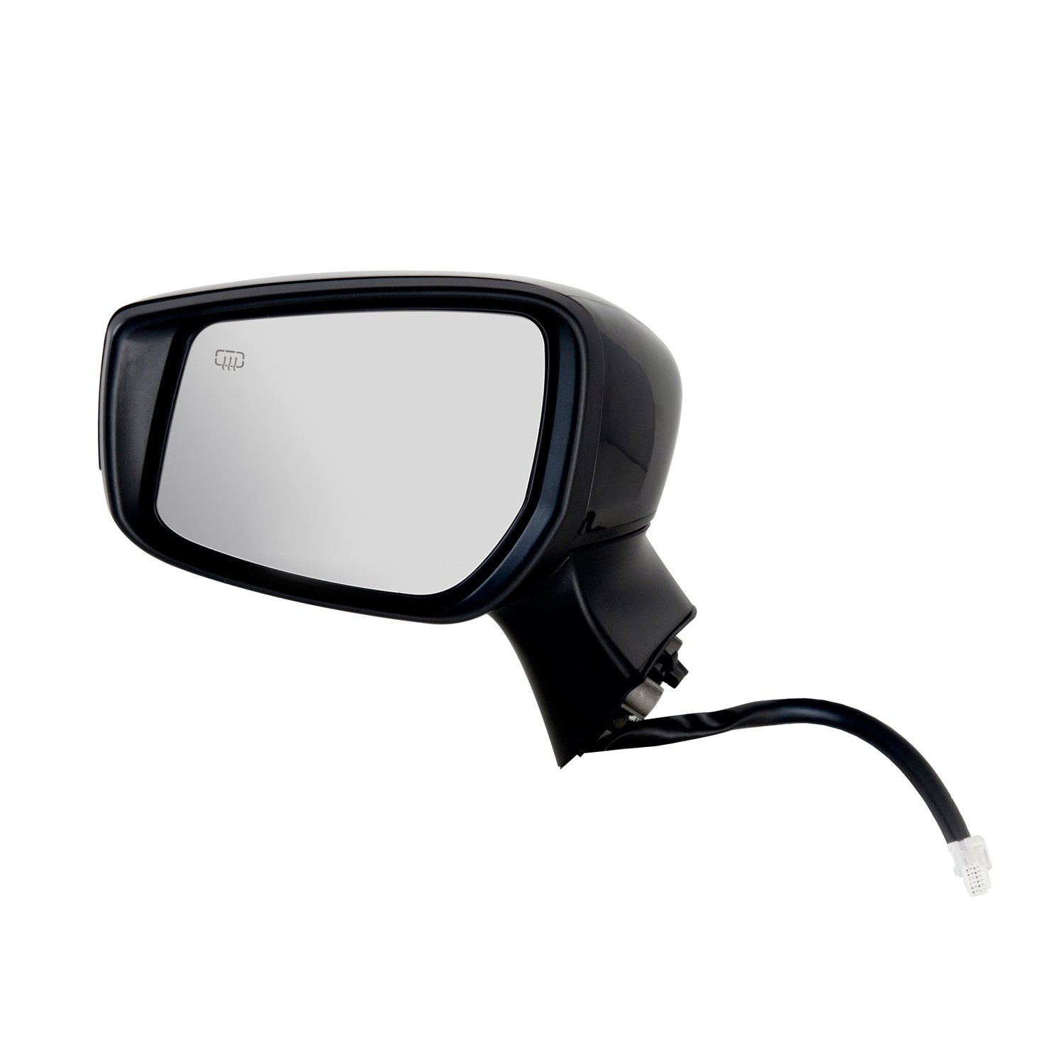 Mirror Driver Side for Nissan Versa Note Hatchback S, S Plus, SL, SV Model, Textured Black w/PTM Cover, CCD Camera, Foldaway, Heated Power