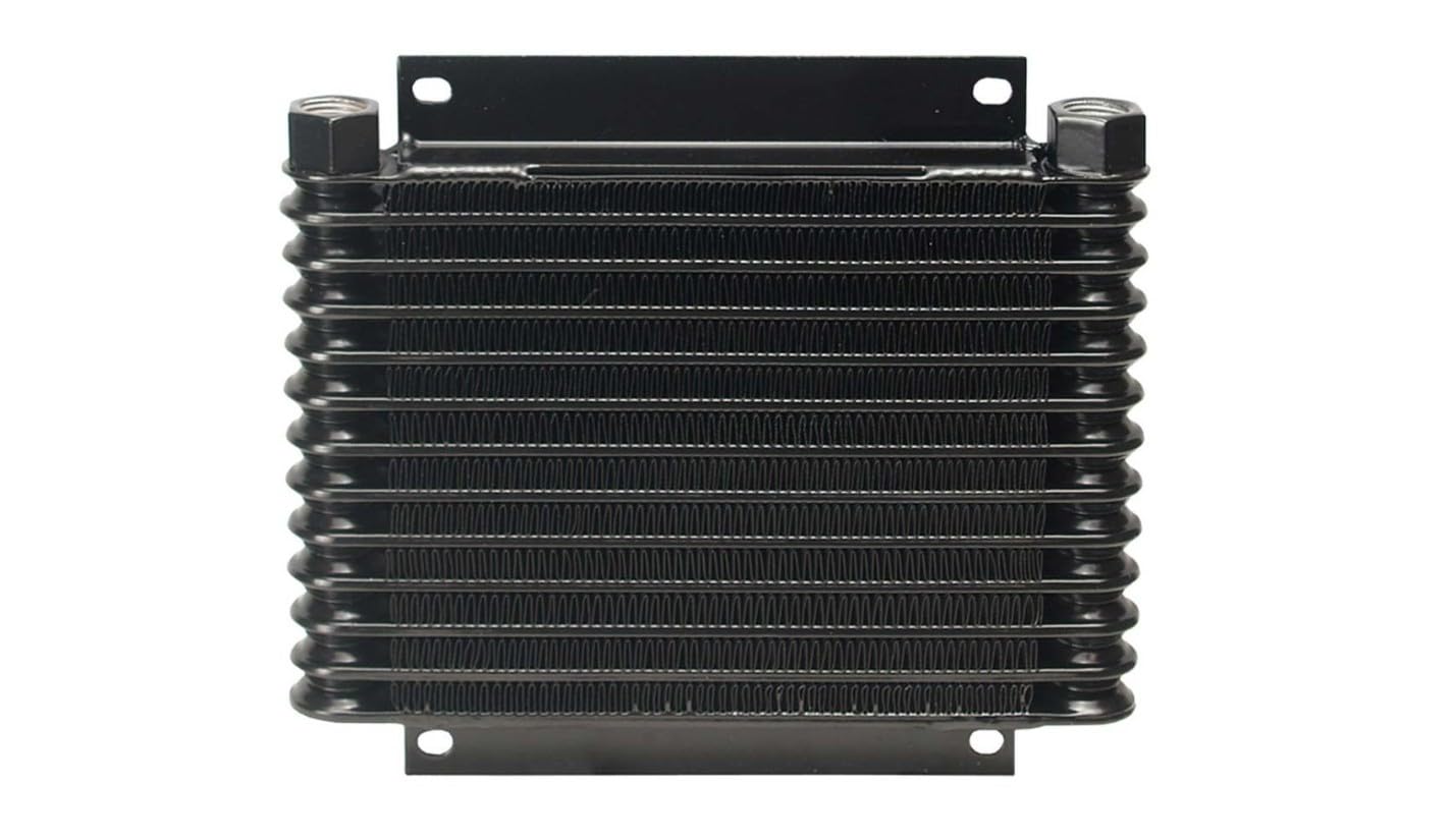Derale Series 9000 13613 Plate and Fin Transmission Oil Cooler,Black