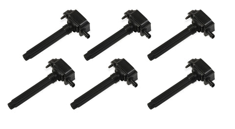 Blaster Series MSD 827363 Ignition Coils, Black, 6-pack