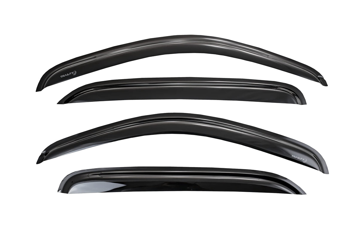 Window Vents Trailfx 4167H 4Piece Tape-On Smoke Fits 2010-2017 GMC Terrain