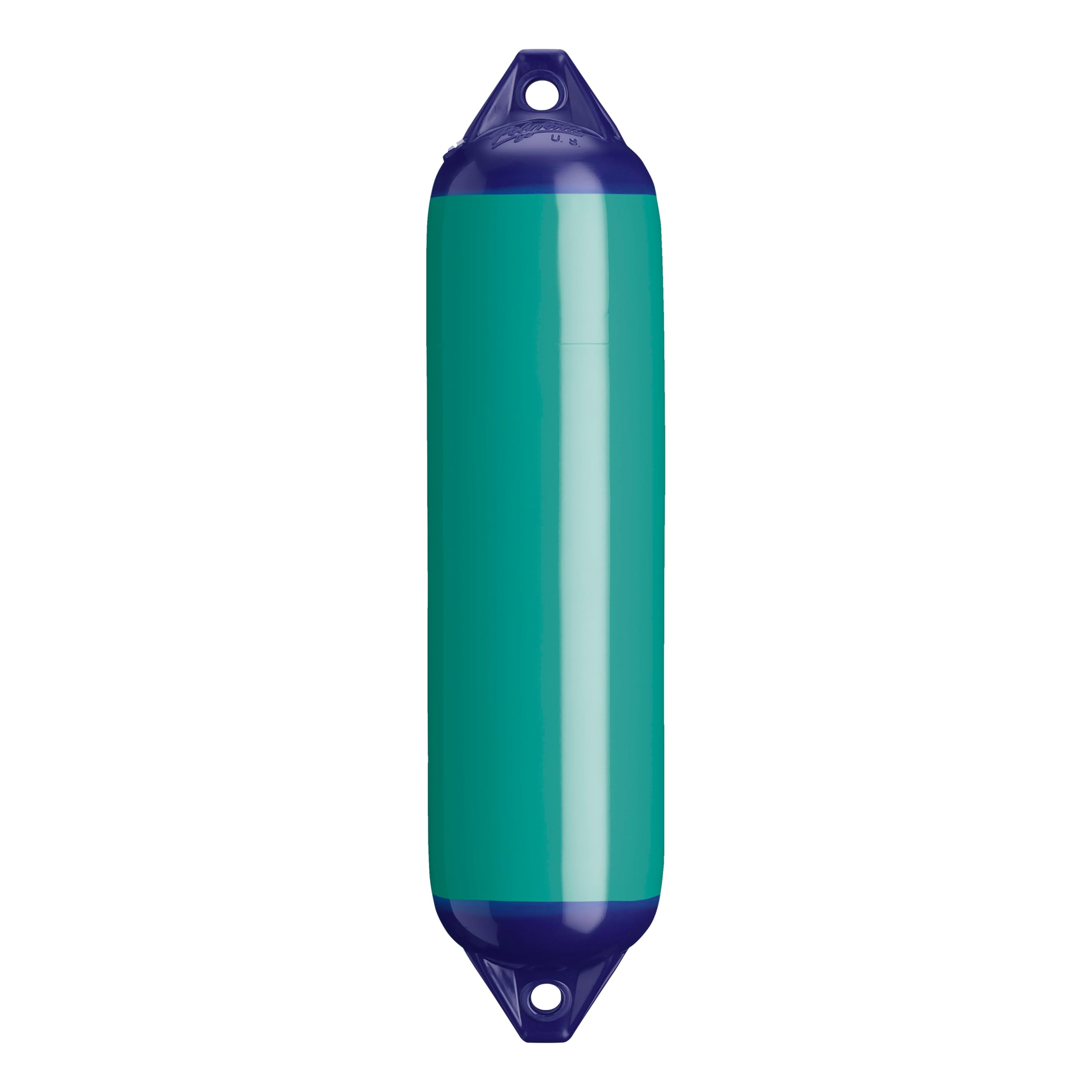 F-1 Standard Polyform Boat Fender Blue Ropehold - Teal