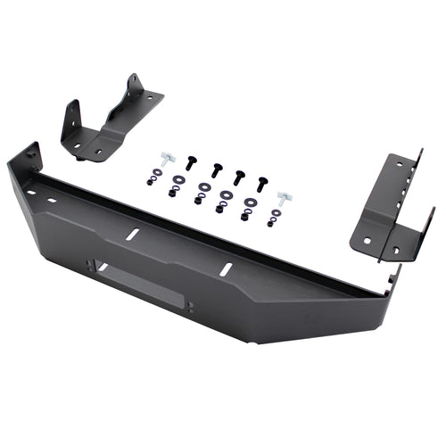 3100 Series Go Rhino Winch Tray Kit | Mild Steel, Textured Black | 31761T | Fits 2019 - 2021 Chevrolet Silverado 1500; 2022 Chevrolet Silverado 1500 LTD