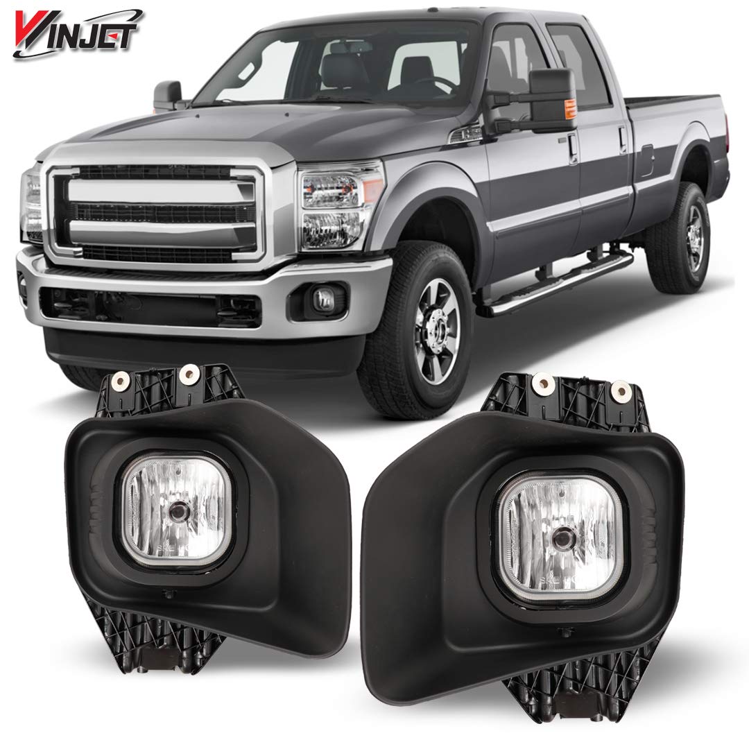 OEM Series Winjet for [2011-2015 Ford F-Series Super Duty] Driving Fog Lights + Switch + Wiring Kit