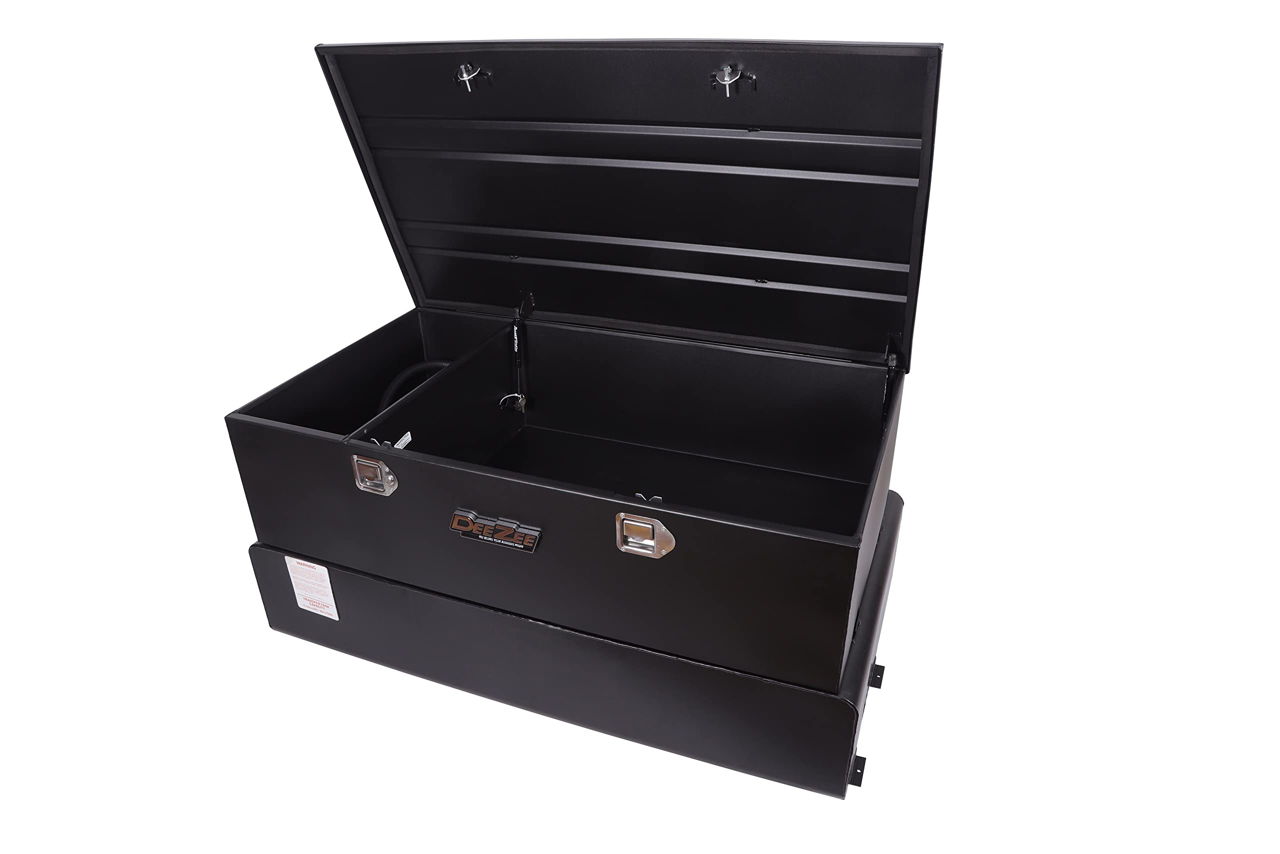 62 Gallon Black Steel Dee Zee DZ92847SB Combo Transfer Tank with Pump