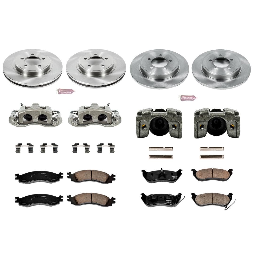 Power Stop 1-Click KCOE1443 Autospecialty Brake Kit with Replacement Calipers